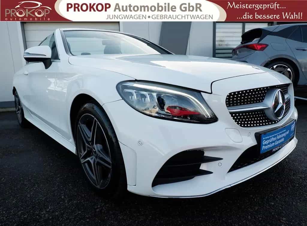 Mercedes-Benz C-Class 200 Cabrio 4Matic AMG-Line AIRSCARF Multibeam 07/2019-photo-1