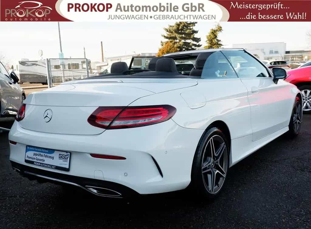 Mercedes-Benz C-Class 200 Cabrio 4Matic AMG-Line AIRSCARF Multibeam 07/2019-photo-15