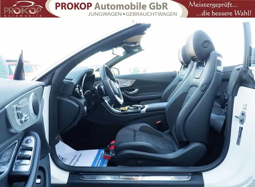 Mercedes-Benz C-Class 200 Cabrio 4Matic AMG-Line AIRSCARF Multibeam 07/2019-photo-20