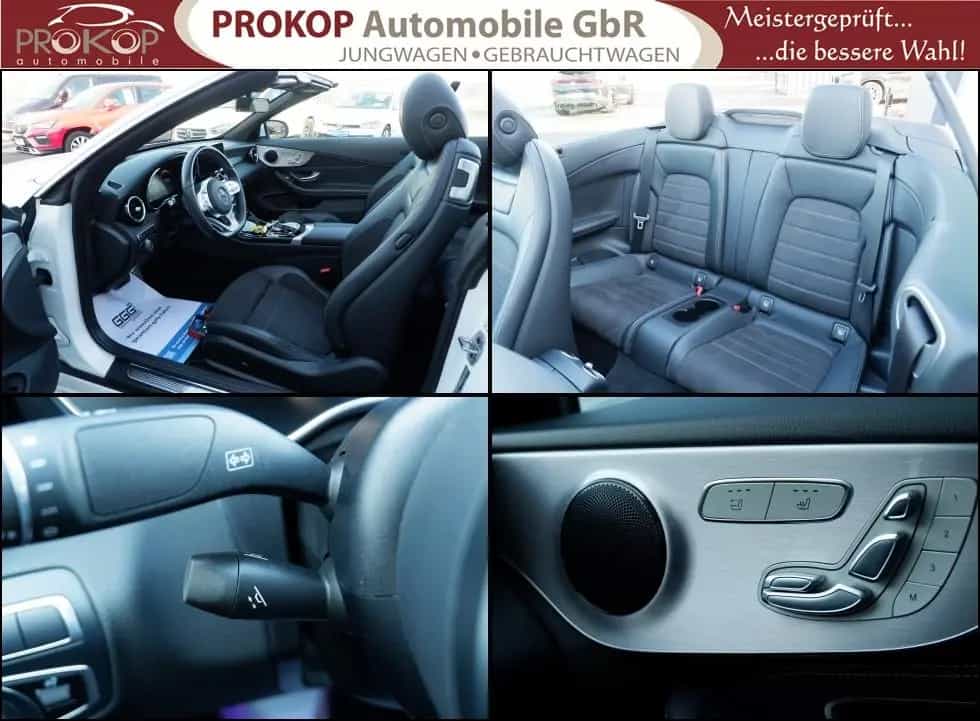 Mercedes-Benz C-Class 200 Cabrio 4Matic AMG-Line AIRSCARF Multibeam 07/2019-photo-23