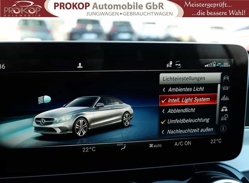 Mercedes-Benz C-Class 200 Cabrio 4Matic AMG-Line AIRSCARF Multibeam 07/2019-photo-40