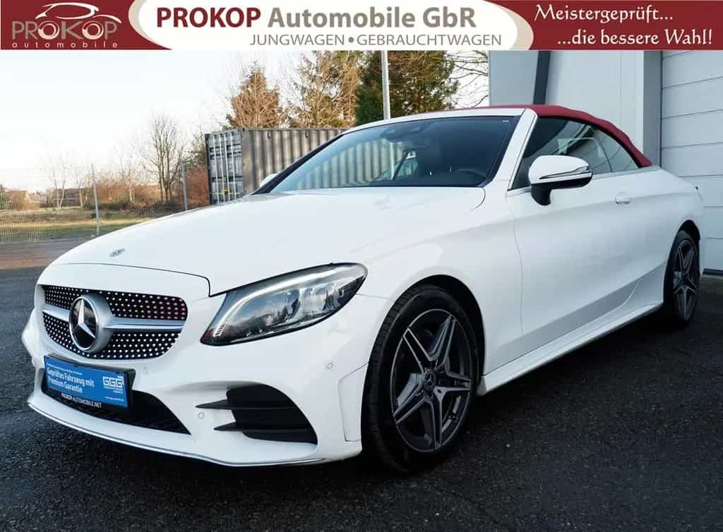Mercedes-Benz C-Class 200 Cabrio 4Matic AMG-Line AIRSCARF Multibeam 07/2019-photo-7