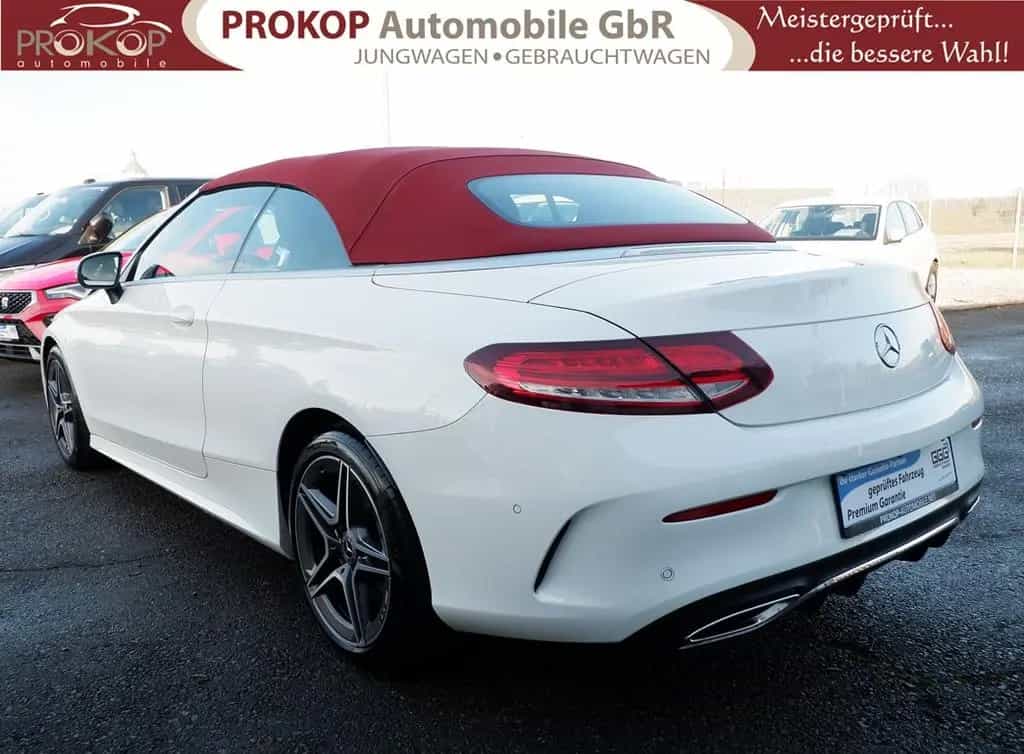 Mercedes-Benz C-Class 200 Cabrio 4Matic AMG-Line AIRSCARF Multibeam 07/2019-photo-8