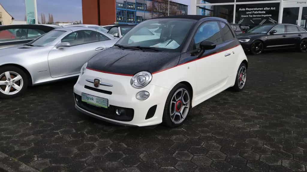 Abarth 500 Cabrio Basis Abarth Umbau Leder/Auto./Navi. 08/2012-photo-1