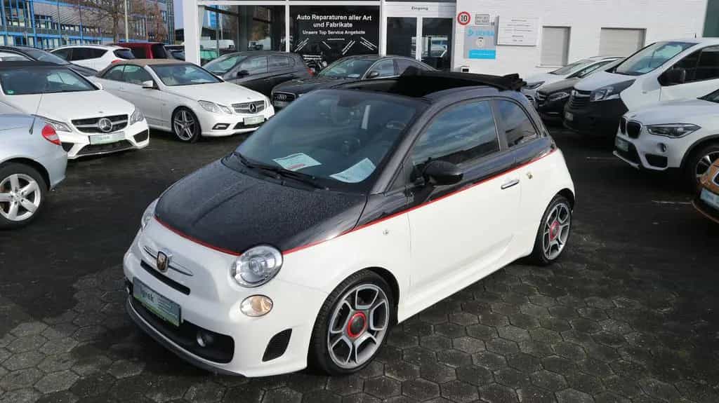 Abarth 500 Cabrio Basis Abarth Umbau Leder/Auto./Navi. 08/2012-photo-2