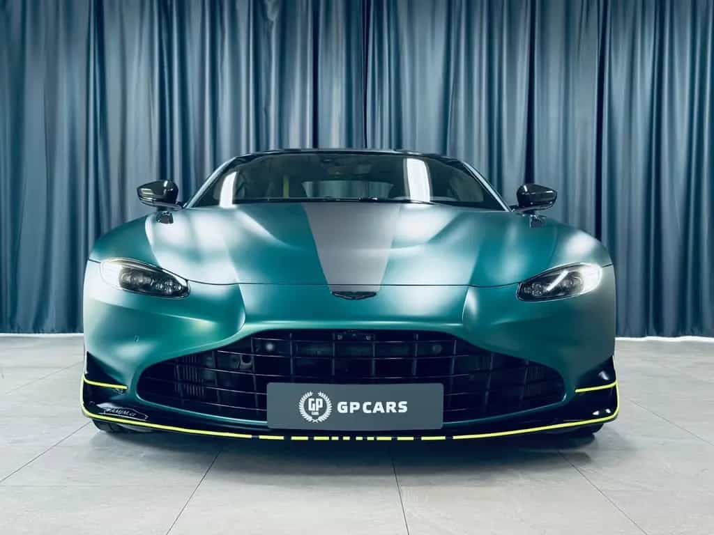 Aston Martin V8 Vantage F1 Satin Racing Green SIGNED 07/2022-photo-1