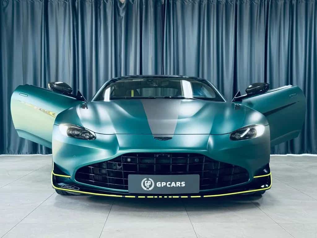 Aston Martin V8 Vantage F1 Satin Racing Green SIGNED 07/2022-photo-2