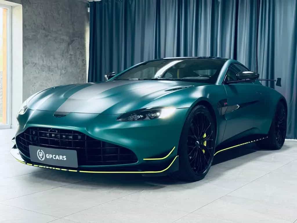 Aston Martin V8 Vantage F1 Satin Racing Green SIGNED 07/2022-photo-3