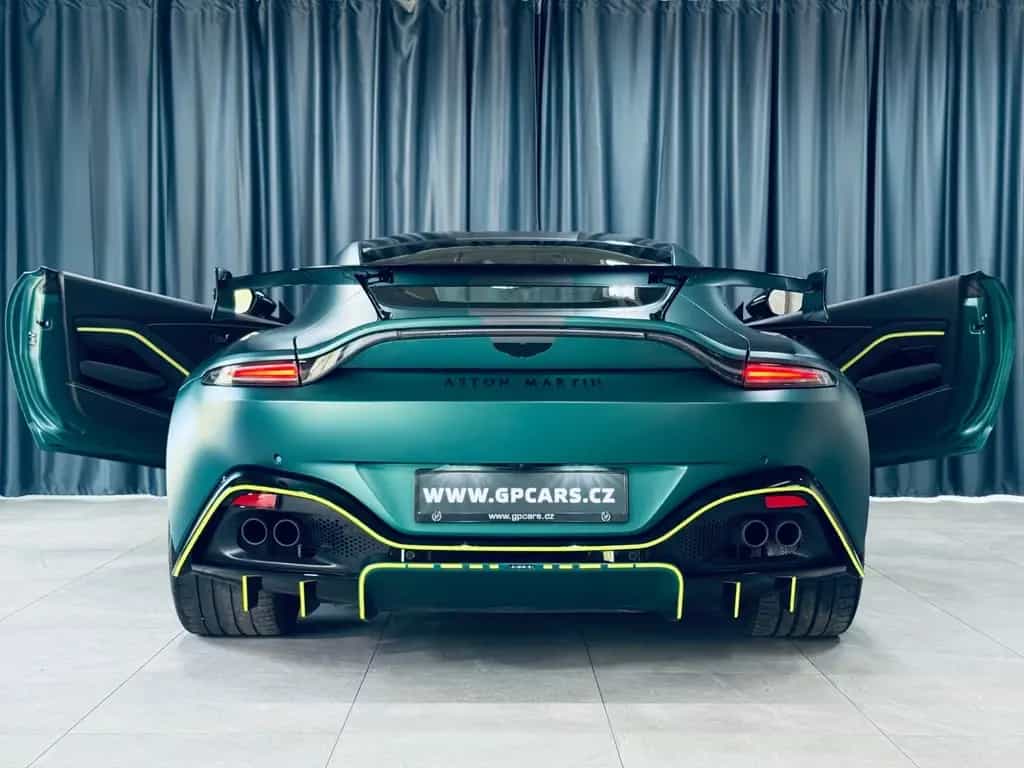Aston Martin V8 Vantage F1 Satin Racing Green SIGNED 07/2022-photo-6
