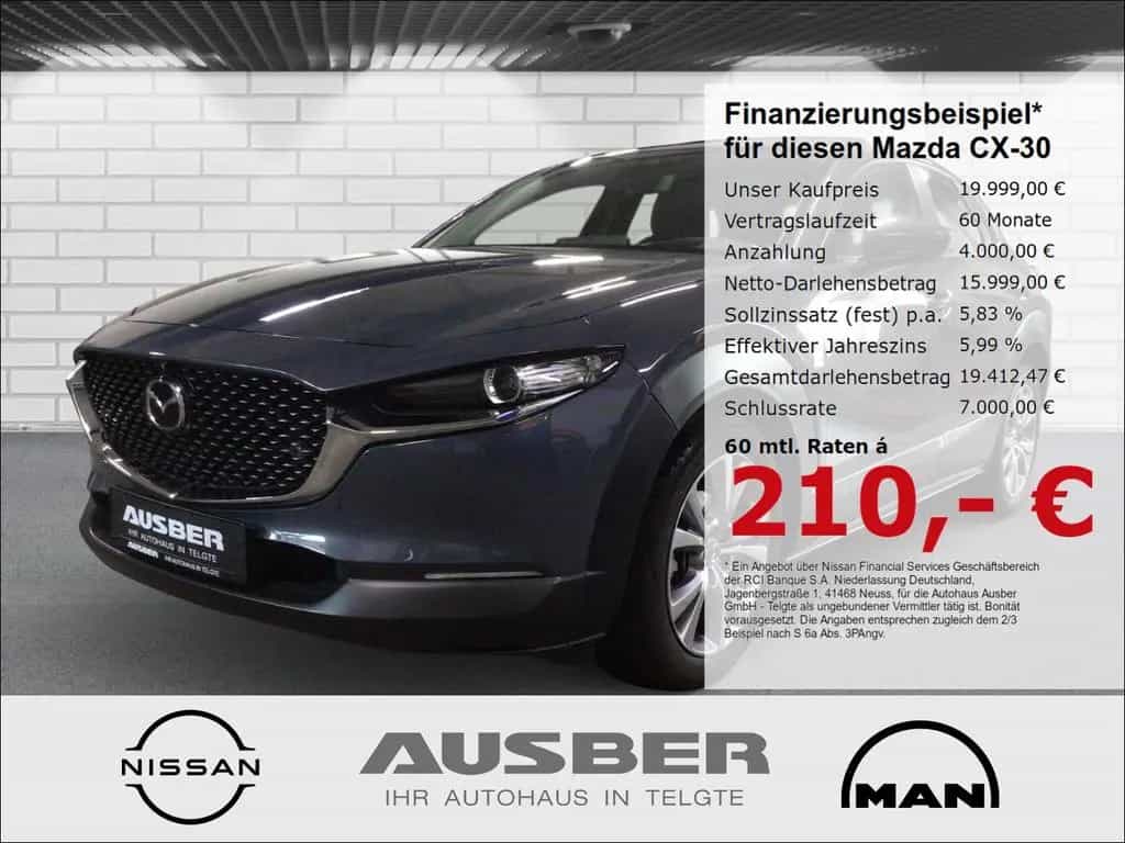 Mazda CX-30 Selection 2WD 360° Bose Ganzjahresreifen H 11/2021-photo-0