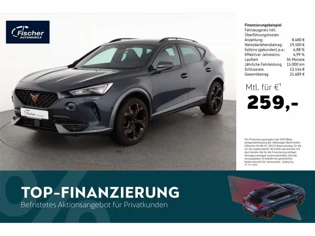 Cupra Formentor 2.0 TSI 4Drive VZ DSG AHK/LED/ACC/RFK 06/2022-photo-0