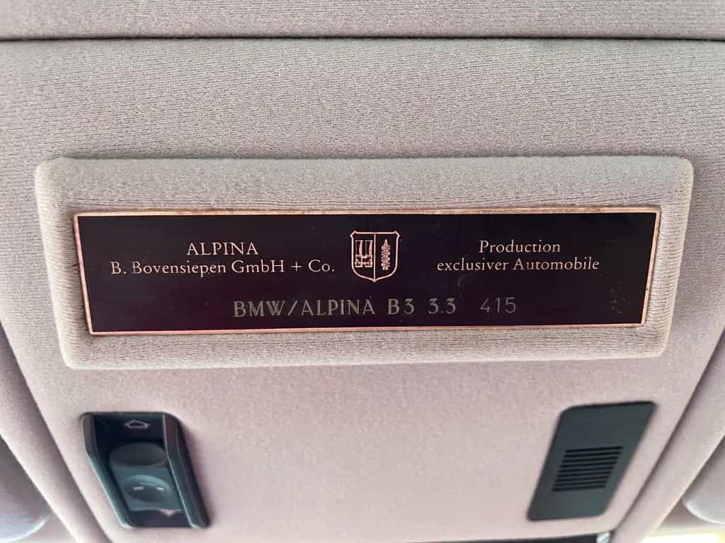 ALPINA B3 3,3 Limousine - E46 Nr. 415/591 11/2000-photo-14