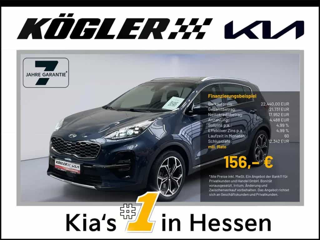 Kia Sportage 1.6 T-GDI DCT AWD GT Line GD TEC LEDER 08/2020-photo-0