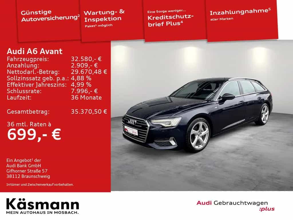 Audi A6 Avant sport 50 TDI qu S line MATRIX NAV PANO 05/2020-photo-1