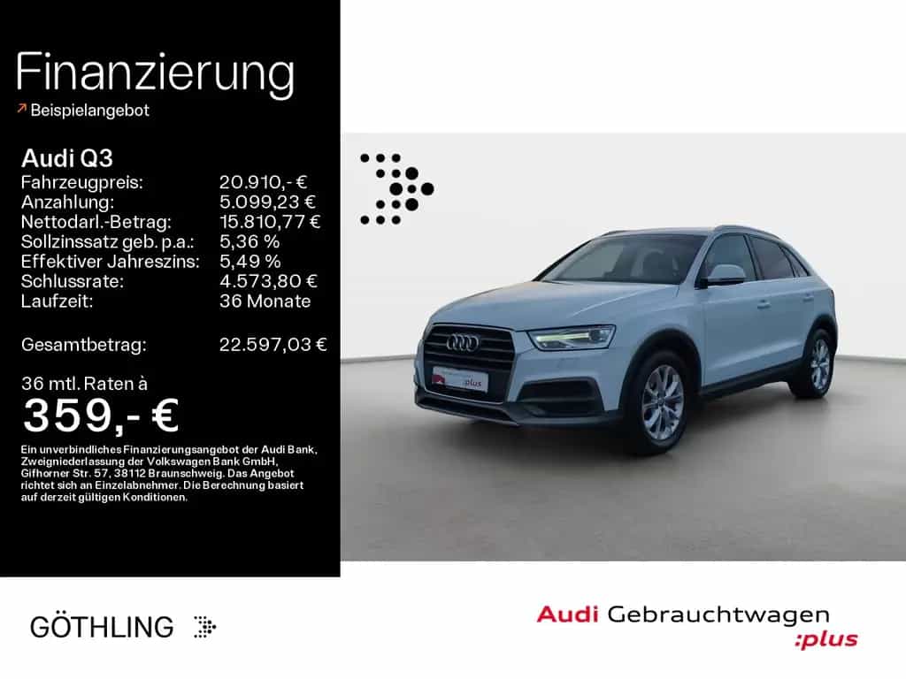 Audi Q3 2.0 TFSI qu S tronic *Xenon*AHK*Navi+*EPH v+h 07/2018-photo-0
