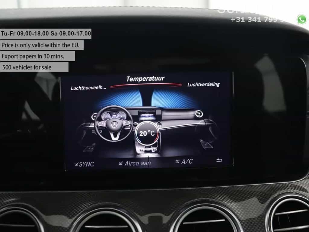 Mercedes-Benz E-Class 200 AMG Line | 95.600km NAP | panorama dach | 06/2016-photo-21
