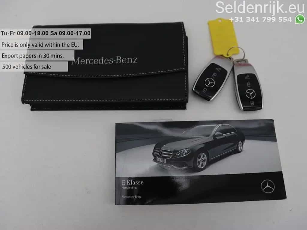 Mercedes-Benz E-Class 200 AMG Line | 95.600km NAP | panorama dach | 06/2016-photo-24