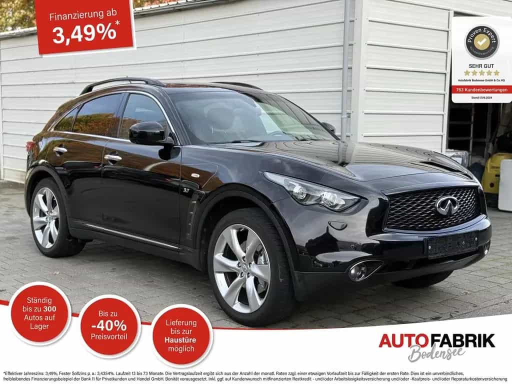 Infiniti QX70 3.7 V6 Navi*SHZ*AHK 12/2018-photo-0