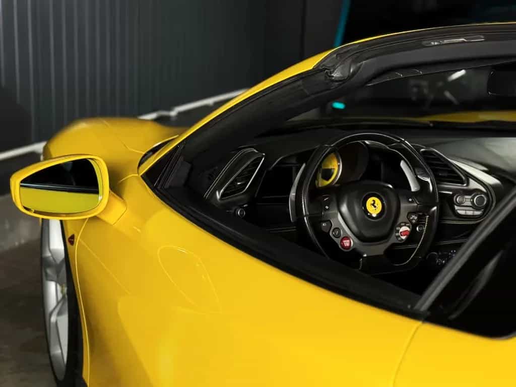 Ferrari 488 Spider + Giallo Modena + Scuderia Shields 07/2016-photo-18
