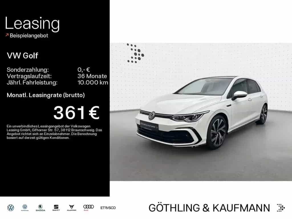 Volkswagen Golf R-Line 1.5 eTSI DSG*NAVI*PANO*AHK*KAM*Iq-Li 10/2022-photo-0