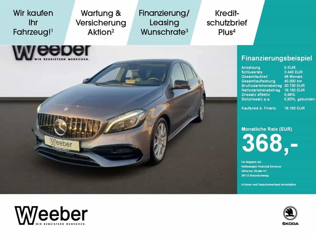 Mercedes-Benz A-Class 220 4Matic AMG Line *PANO*HARMAN KARDON*APP CO 05/2016-photo-0
