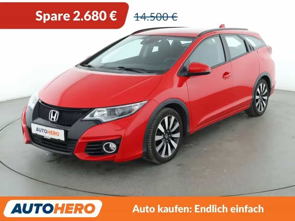 Honda Civic 1.6 DTEC Elegance*NAVI*TEMPO*CAM*SHZ*AHK* 10/2017-photo-0
