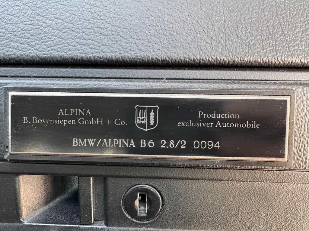 ALPINA B6 2.8 KLIMA EL. RECAROSITZE SITZHEIZUNG S*HEFT 08/1992-photo-7