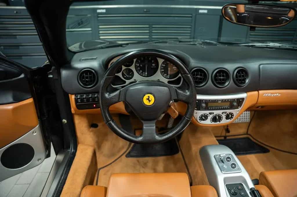 Ferrari 360 Spider F1 *BLACK SAPHIRE* 05/2003-photo-12