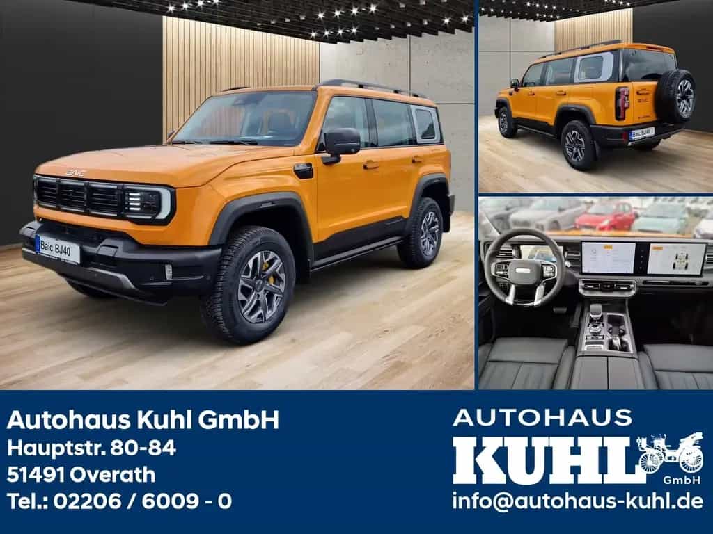 BAIC BJ40 2.0 AT 4WD+3Jahre Gar AHK Leder+Klimaauto 04/2026-photo-0