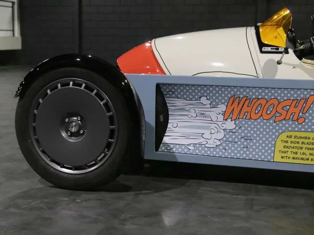 Morgan 3 Wheeler Super 3 Comic ART by Roy Lichtenstein 04/2025-photo-12
