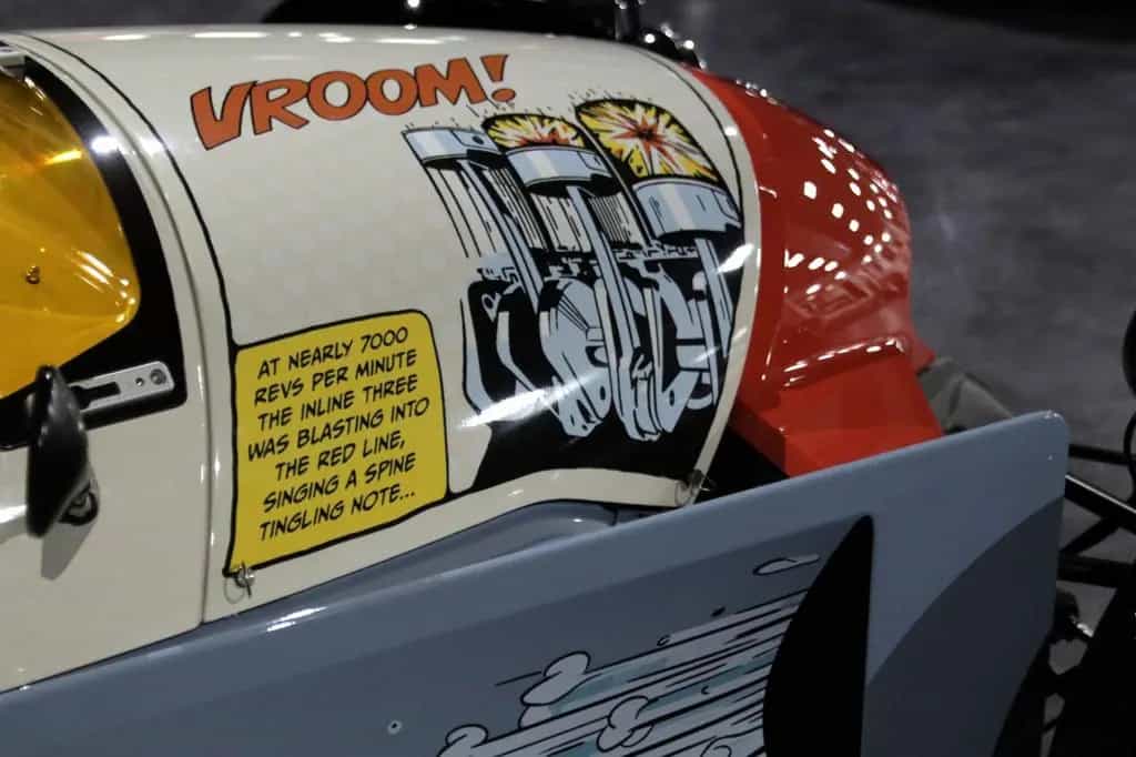 Morgan 3 Wheeler Super 3 Comic ART by Roy Lichtenstein 04/2025-photo-9