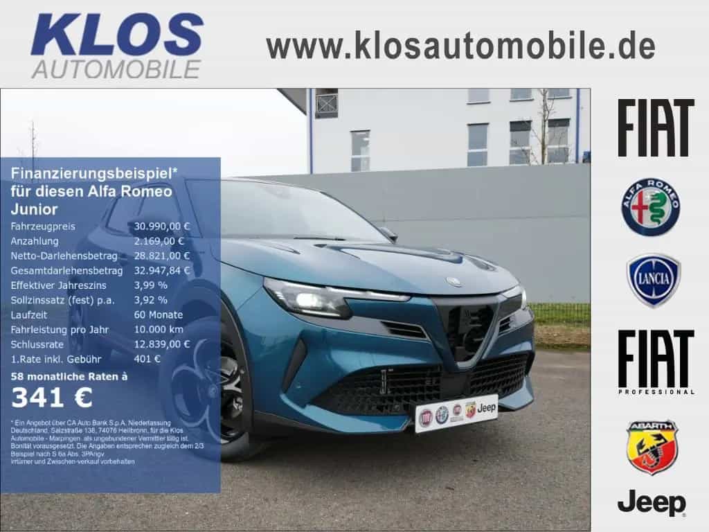 Alfa Romeo Junior IBRIDA SPECIALE 1.2 VGT 145PS DCT6 SCHIEB 10/2025-photo-0