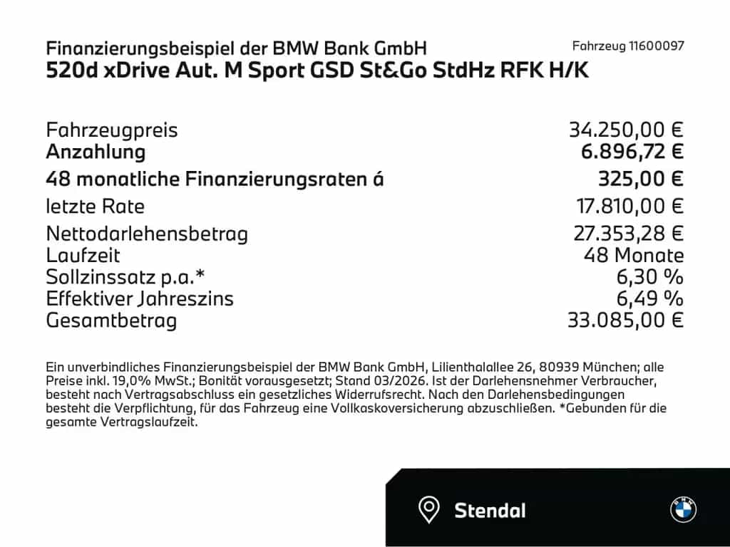 BMW 5 Series 520d xDrive Aut. M Sport GSD St&Go StdHz RFK H/K 09/2021-photo-1
