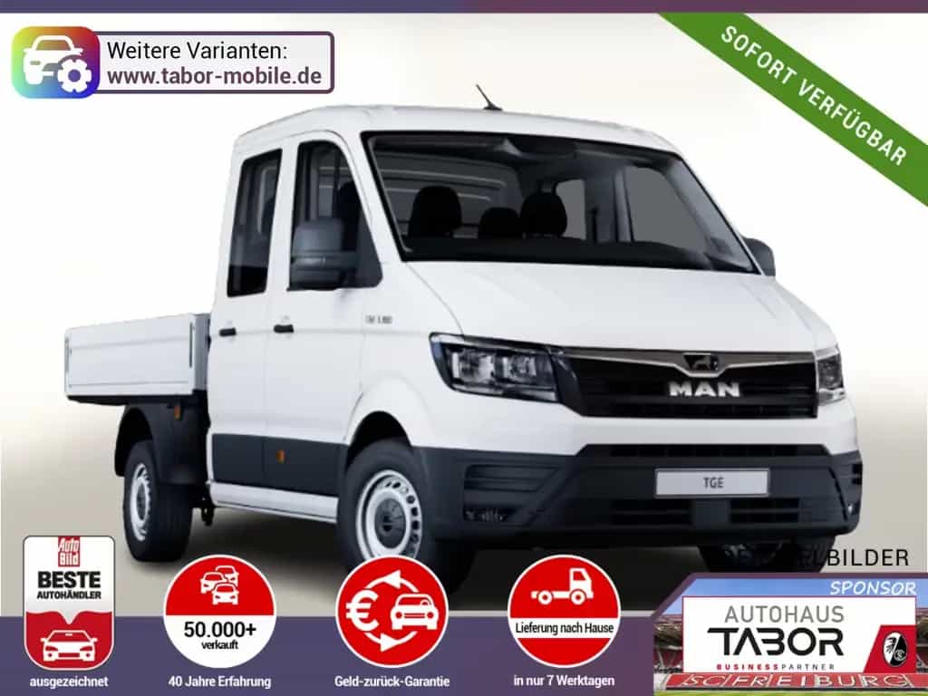 MAN TGE Pritsche DoKa 2.0 TDI 177 DSG 4M UVP-37%* 01/2026-photo-0