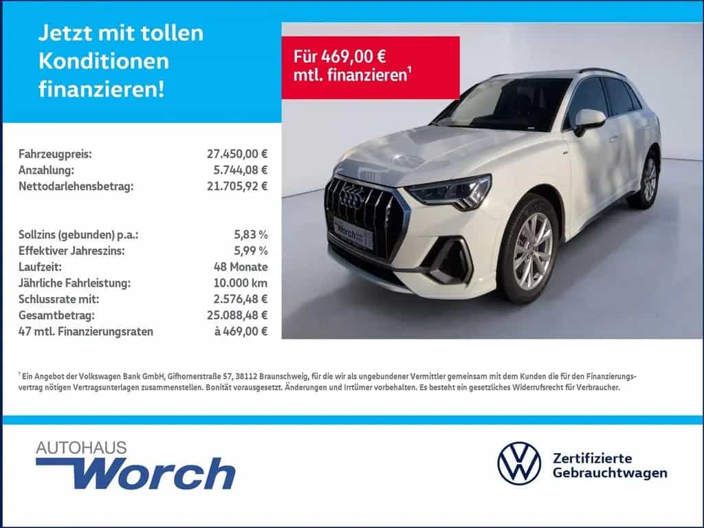Audi Q3 35 TFSI S tronic S Line AHK+GRA+LED 03/2020-photo-0