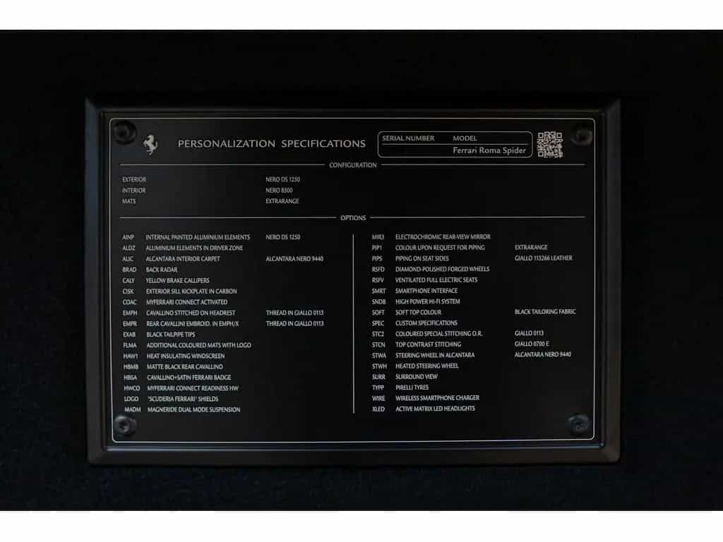 Ferrari Roma Spider PDC SHZ LEDER KAMERA NAVI ACC 360° 08/2024-photo-23