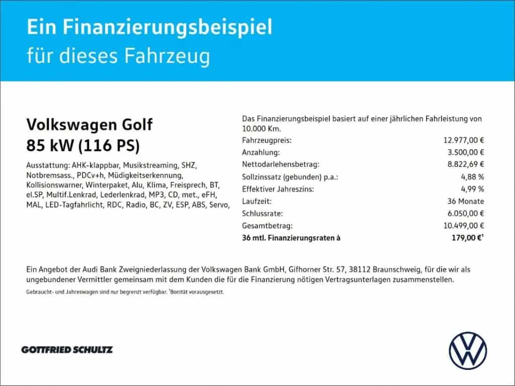 Volkswagen Golf VII 1.0 TSI Comfortline AHK PDC VO&HI KLIMA 03/2019-photo-1