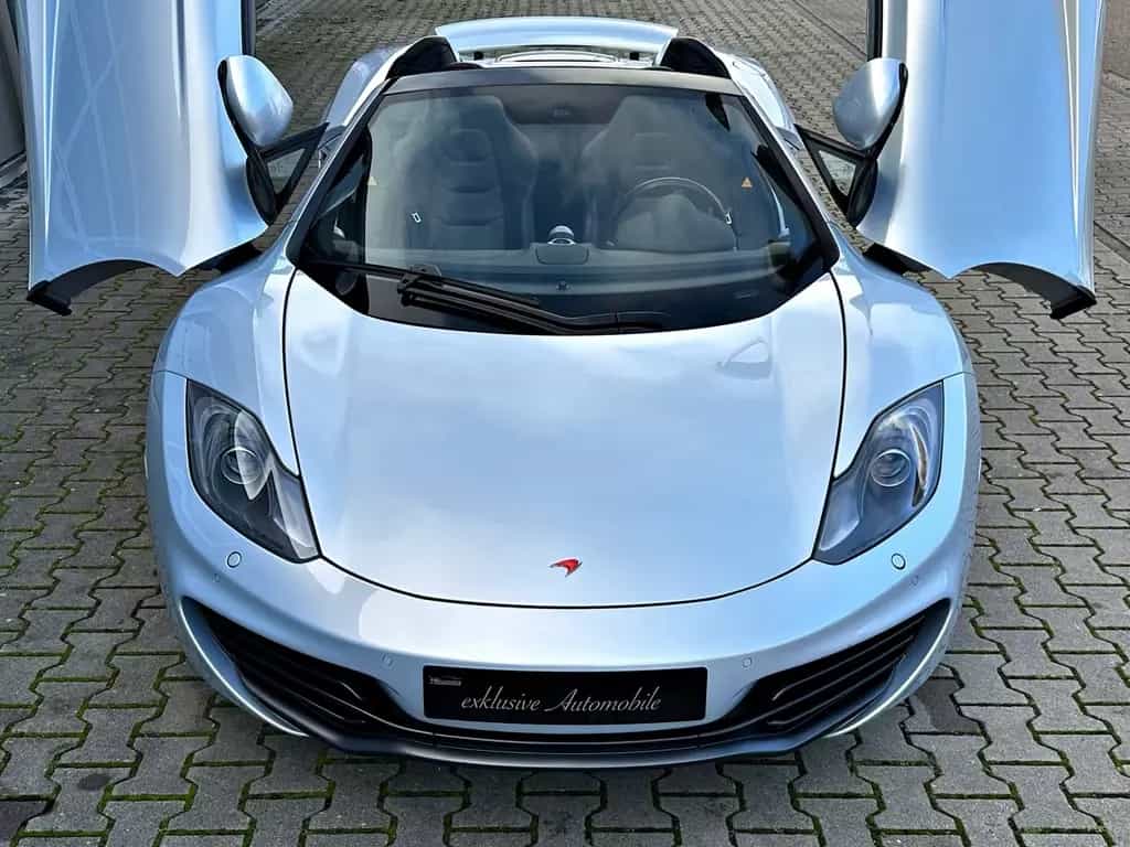 McLaren MP4-12C 3.8 V8 Spider Ice Silver Service McL NEU 05/2013-photo-10