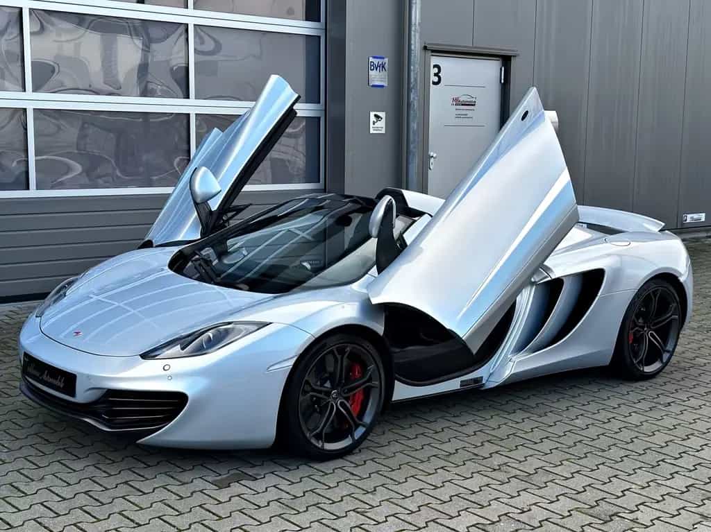 McLaren MP4-12C 3.8 V8 Spider Ice Silver Service McL NEU 05/2013-photo-2