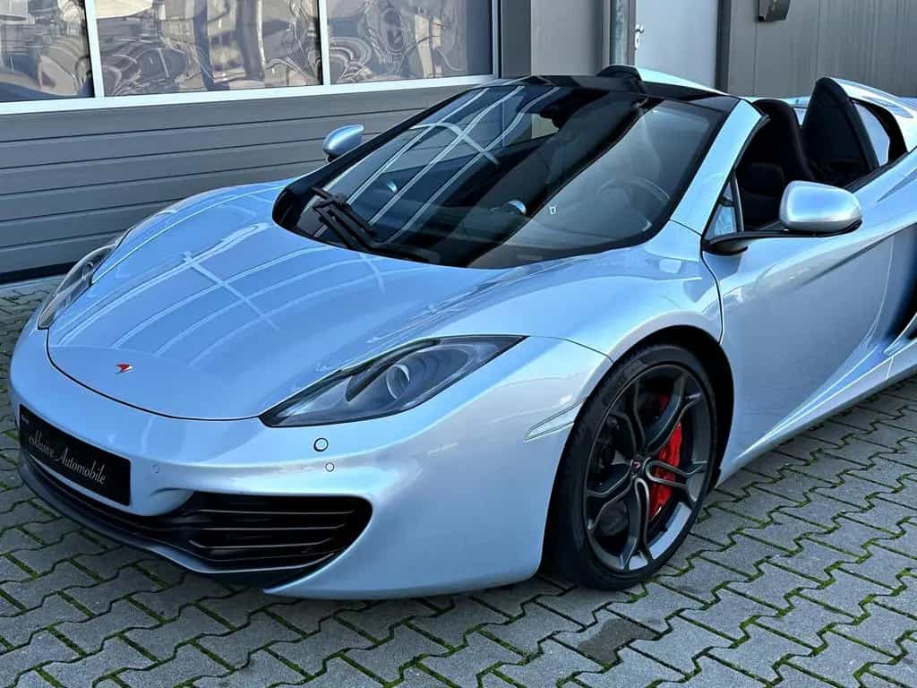 McLaren MP4-12C 3.8 V8 Spider Ice Silver Service McL NEU 05/2013-photo-29