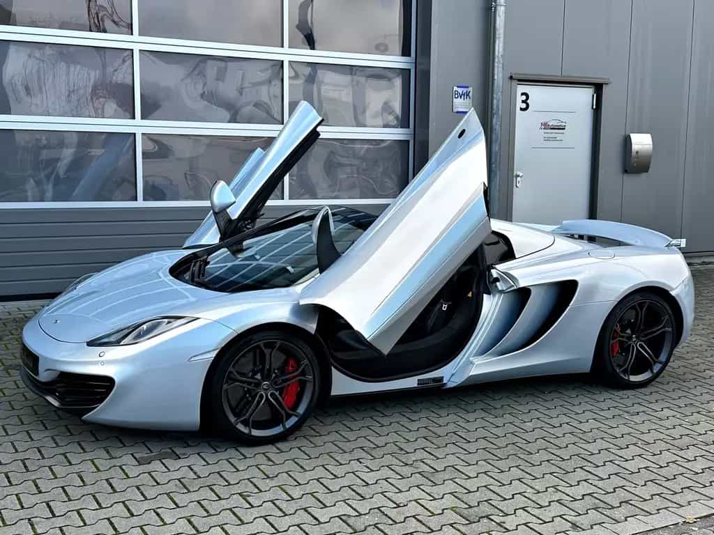 McLaren MP4-12C 3.8 V8 Spider Ice Silver Service McL NEU 05/2013-photo-3