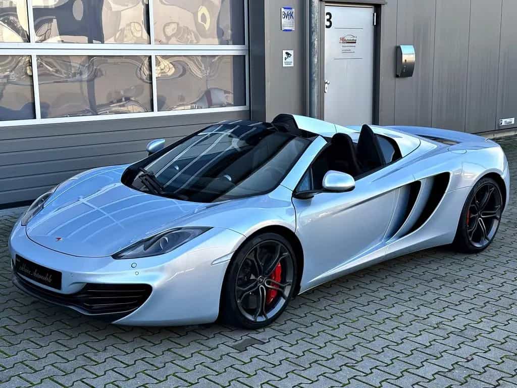 McLaren MP4-12C 3.8 V8 Spider Ice Silver Service McL NEU 05/2013-photo-30
