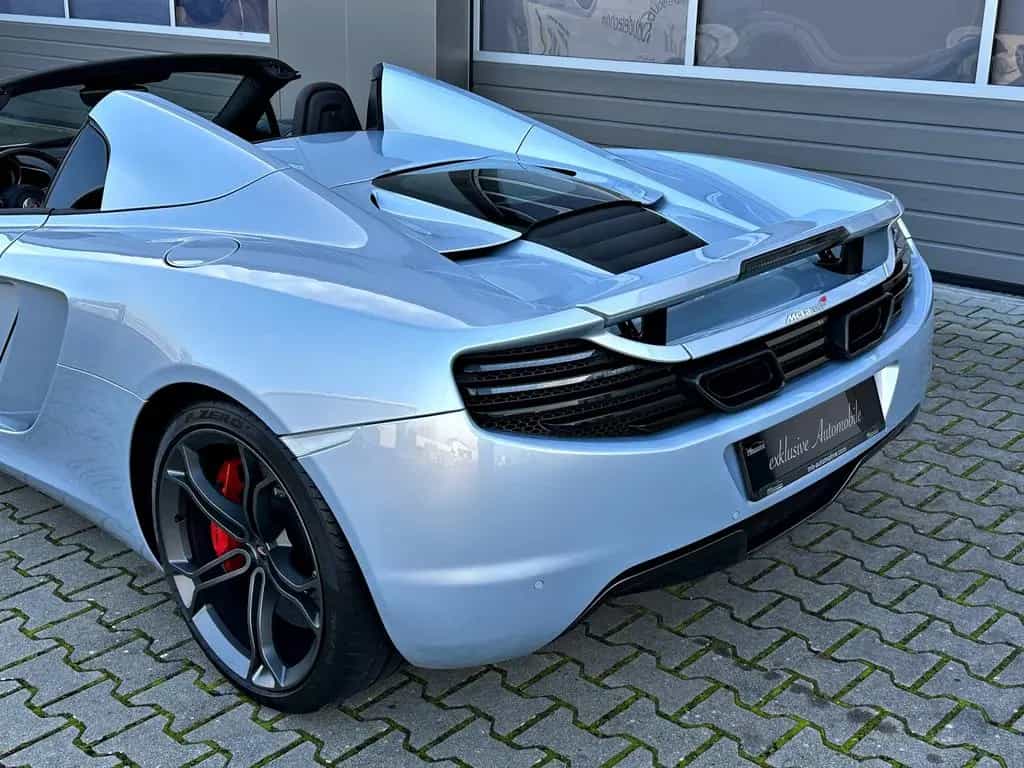 McLaren MP4-12C 3.8 V8 Spider Ice Silver Service McL NEU 05/2013-photo-35