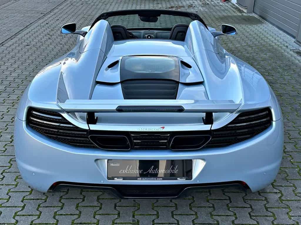 McLaren MP4-12C 3.8 V8 Spider Ice Silver Service McL NEU 05/2013-photo-36