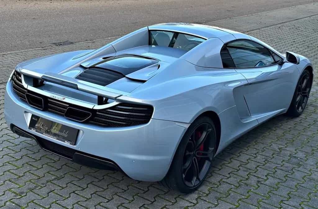 McLaren MP4-12C 3.8 V8 Spider Ice Silver Service McL NEU 05/2013-photo-38