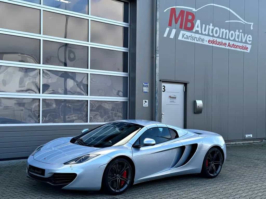 McLaren MP4-12C 3.8 V8 Spider Ice Silver Service McL NEU 05/2013-photo-39