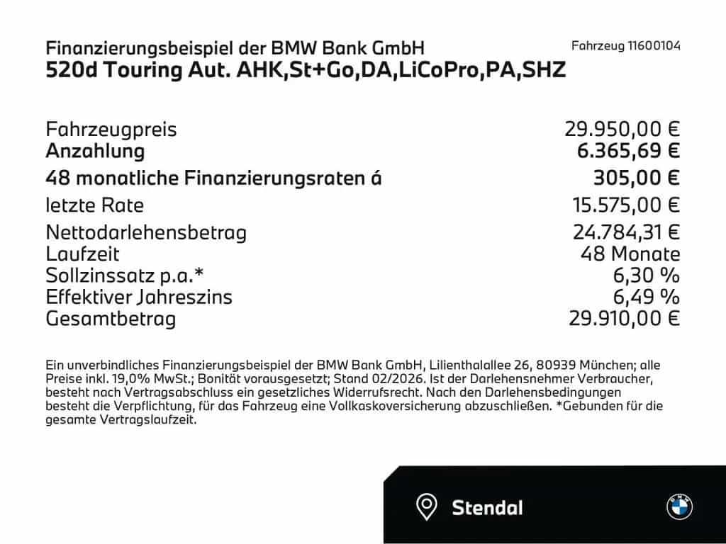 BMW 5 Series 520d Touring Aut. AHK,St+Go,DA,LiCoPro,PA,SHZ 10/2023-photo-1