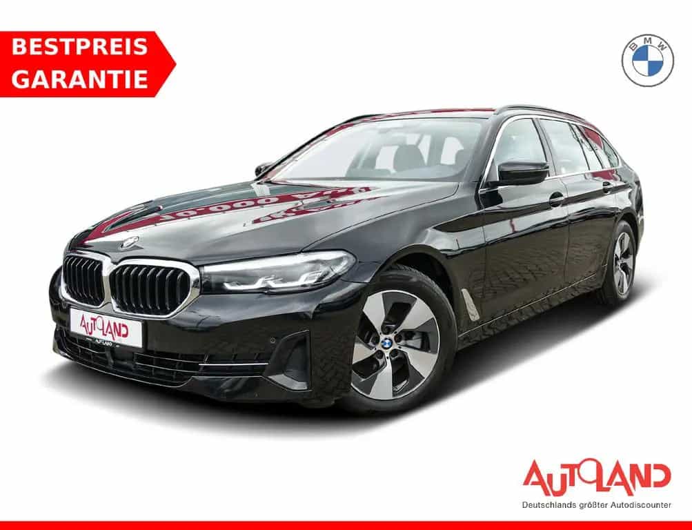 BMW 5 Series 520d Touring Aut. LED Navi ACC Sportsitze Leder 08/2022-photo-0