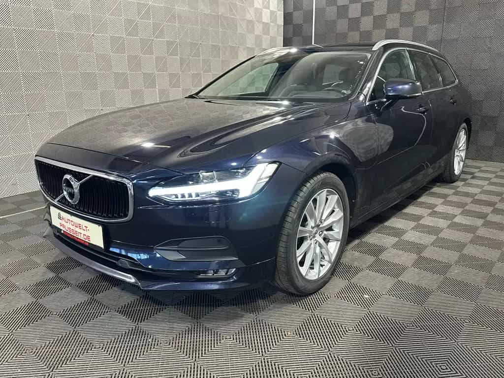 Volvo V90 Kombi AWD*MOMENTUM*LED-R.KAM-ST.H-MEMO-LEDER 08/2018-photo-1