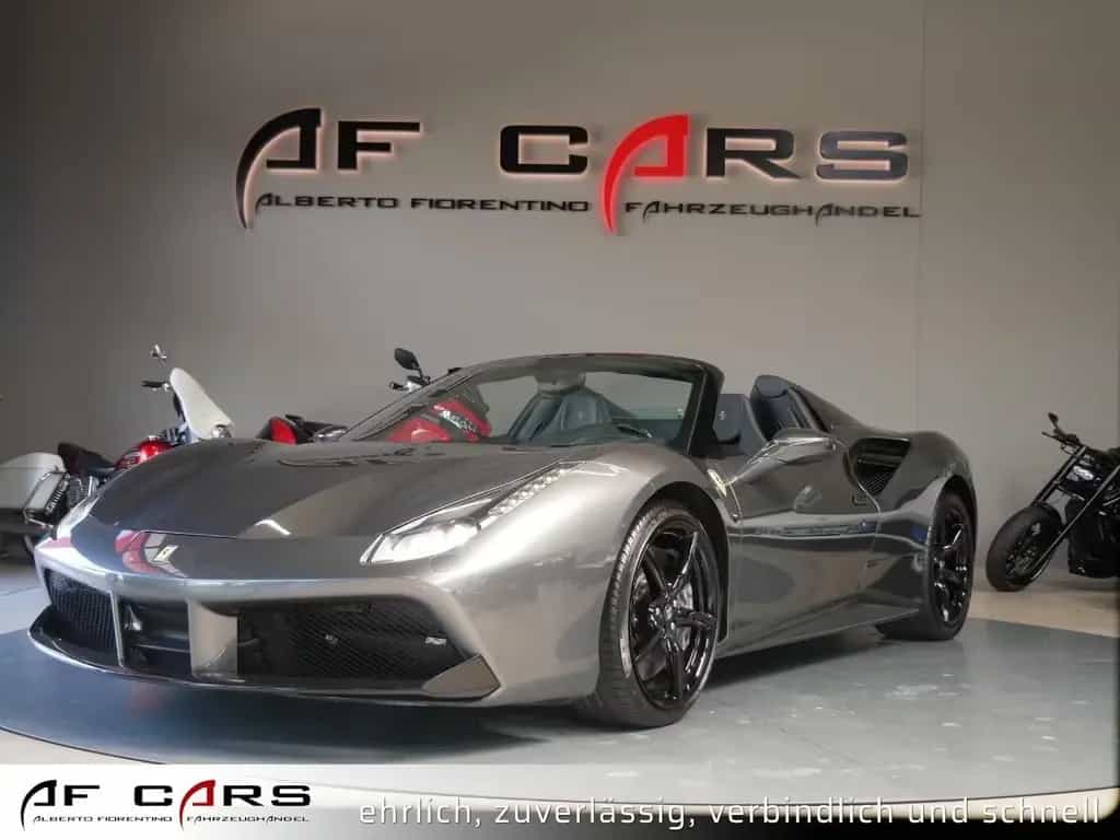 Ferrari 488 Spider Sport Abgas Kamera Carbon Lenkrad, Sc 07/2016-photo-3